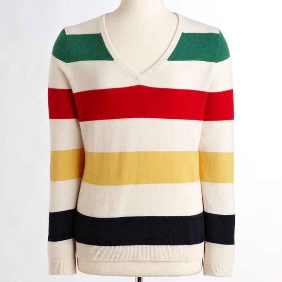 Hudson’s Bay Company Sweaters - HBC stripes cashmere sweater